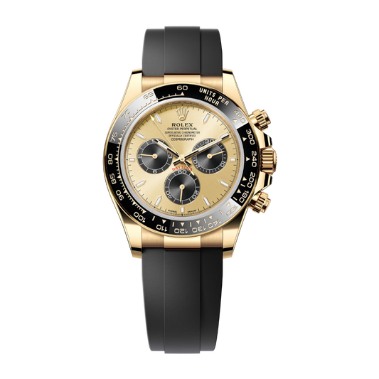 Daytona Gold Dial Oysterflex yellow gold