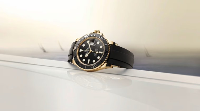 Yacht-Master | Gold With Black Dial