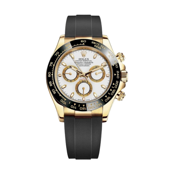 Daytona White & Gold Dial Multi Functional
