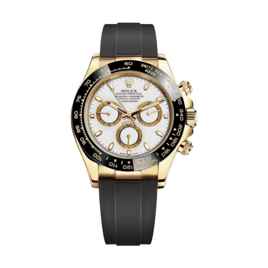 Daytona White & Gold Dial Multi Functional
